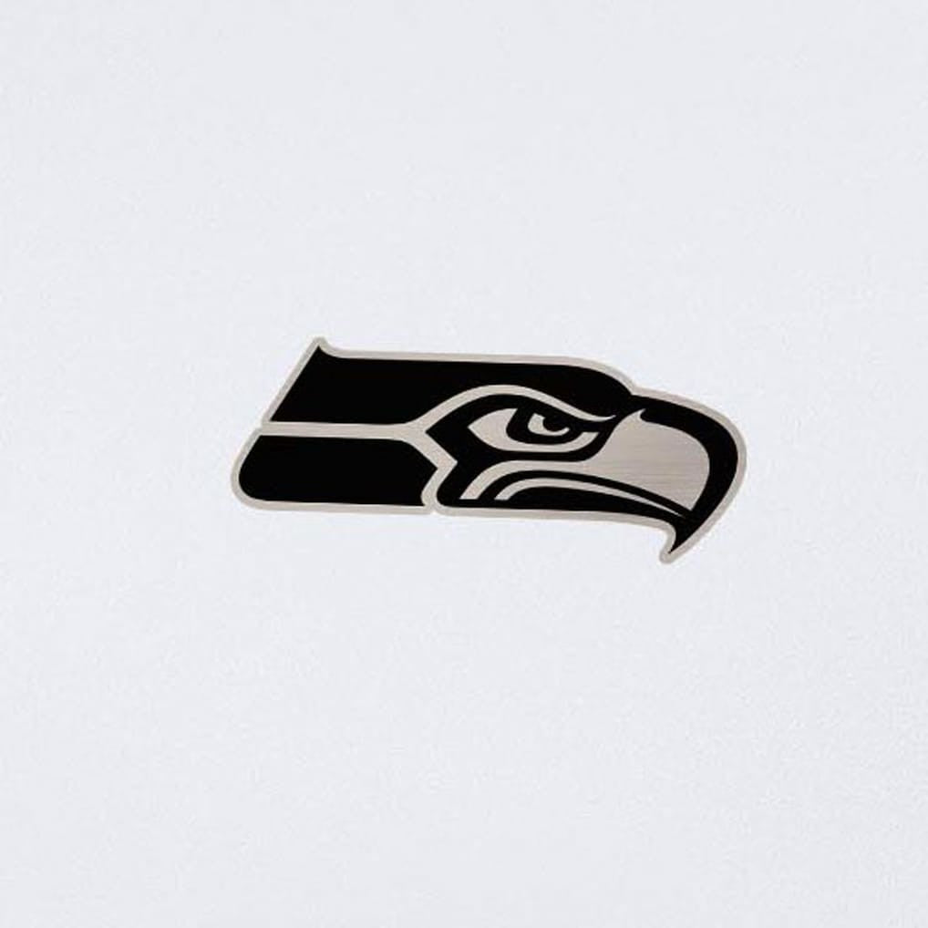 Seattle Seahawks Antigua Reprocess Quarter-Zip Top - White on sale