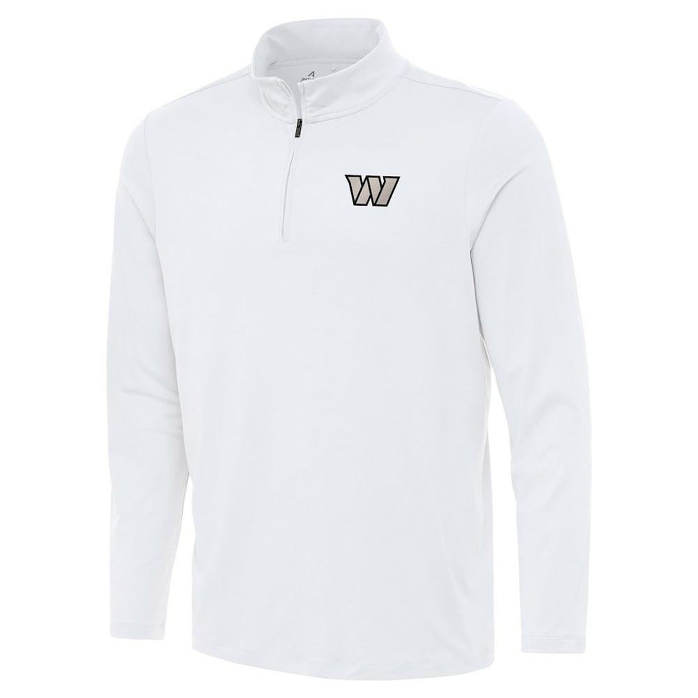 Washington Commanders Antigua Reprocess Quarter-Zip Top - White for sale