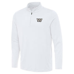 Washington Commanders Antigua Reprocess Quarter-Zip Top - White for sale