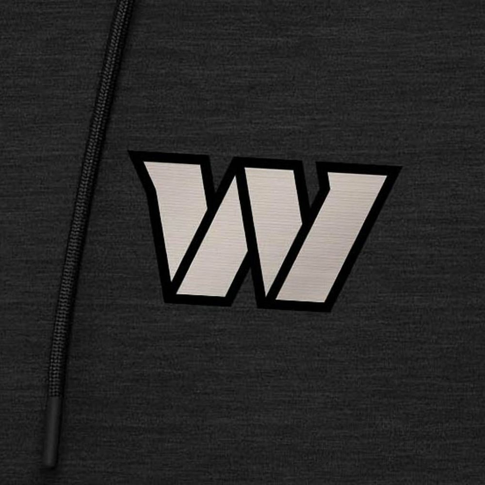 Washington Commanders Antigua Spikes Raglan Quarter-Zip Hoodie - Heather Black online