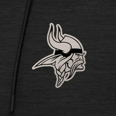 Minnesota Vikings Antigua Spikes Raglan Quarter-Zip Hoodie - Heather Black cheap