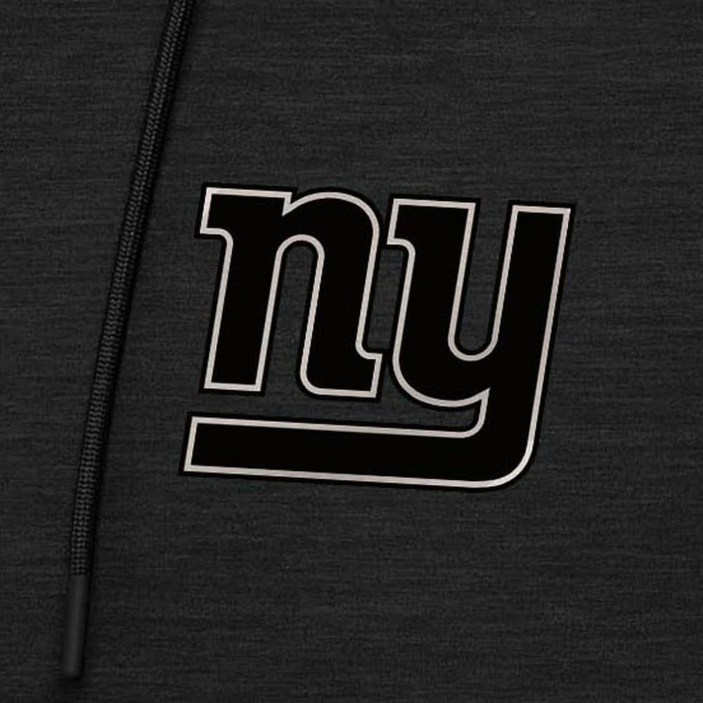 New York Giants Antigua Spikes Raglan Quarter-Zip Hoodie - Heather Black outlet