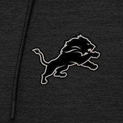 Detroit Lions Antigua Spikes Raglan Quarter-Zip Hoodie - Heather Black discount