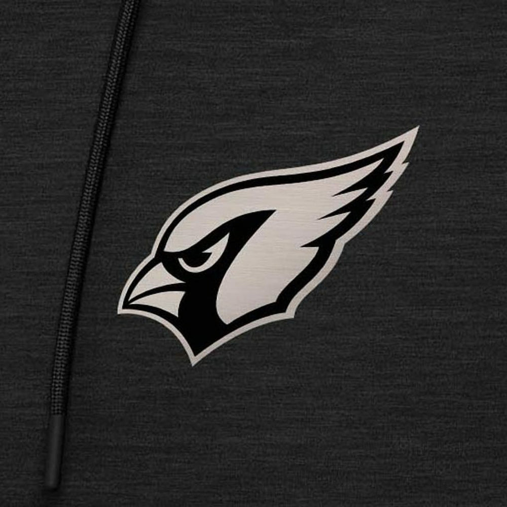 Arizona Cardinals Antigua Spikes Raglan Quarter-Zip Hoodie - Heather Black on sale