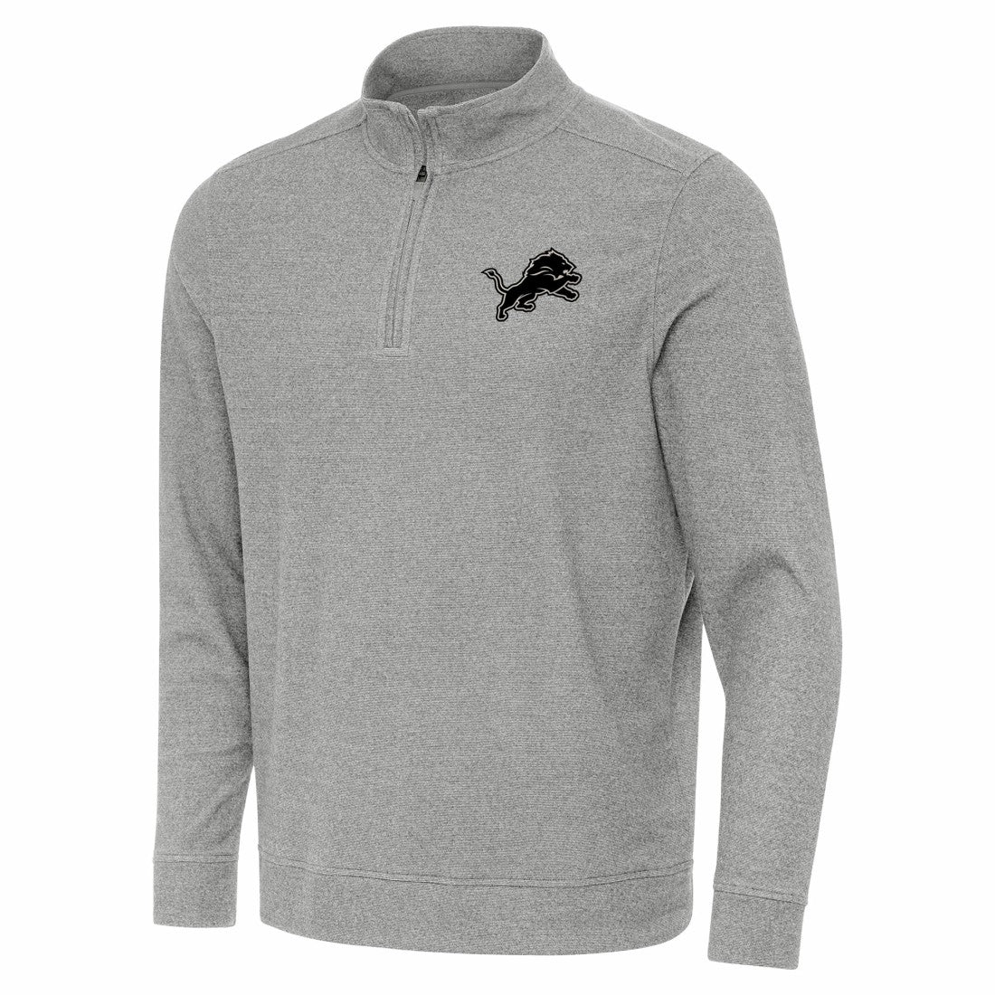 Detroit Lions Antigua Subtle Quarter-Zip Top - Heather Gray online