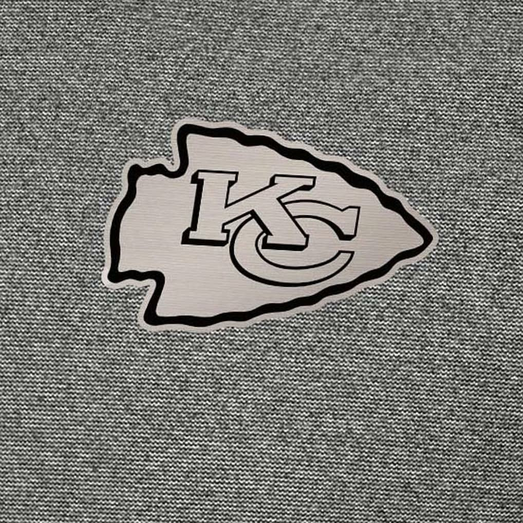 Kansas City Chiefs Antigua Subtle Quarter-Zip Top - Heather Black on sale