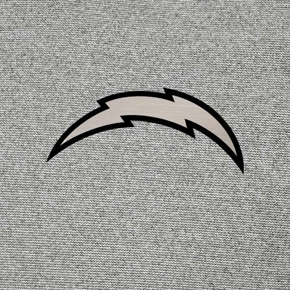 Los Angeles Chargers Antigua Subtle Quarter-Zip Top - Heather Gray online