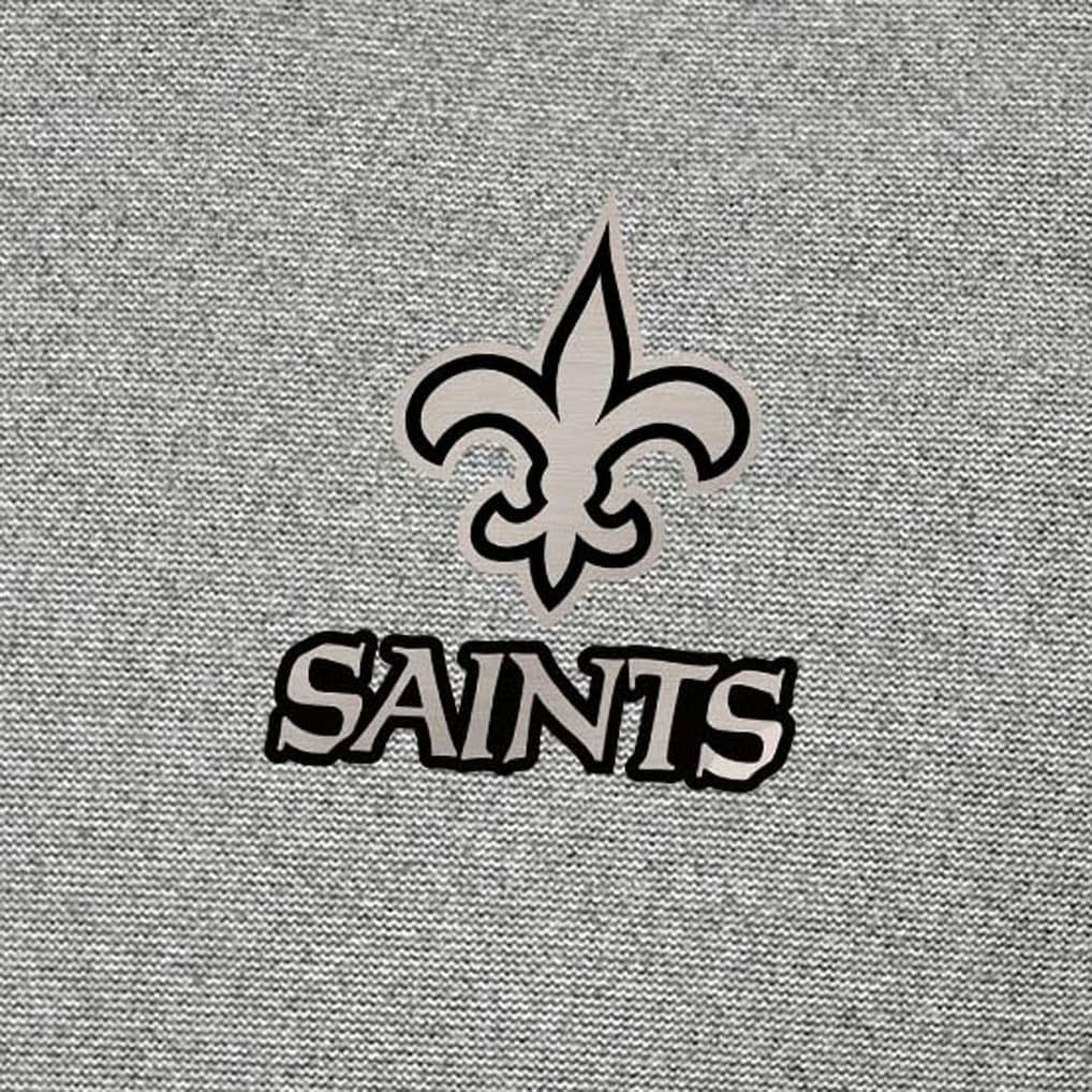 New Orleans Saints Antigua Subtle Quarter-Zip Top - Heather Gray cheap