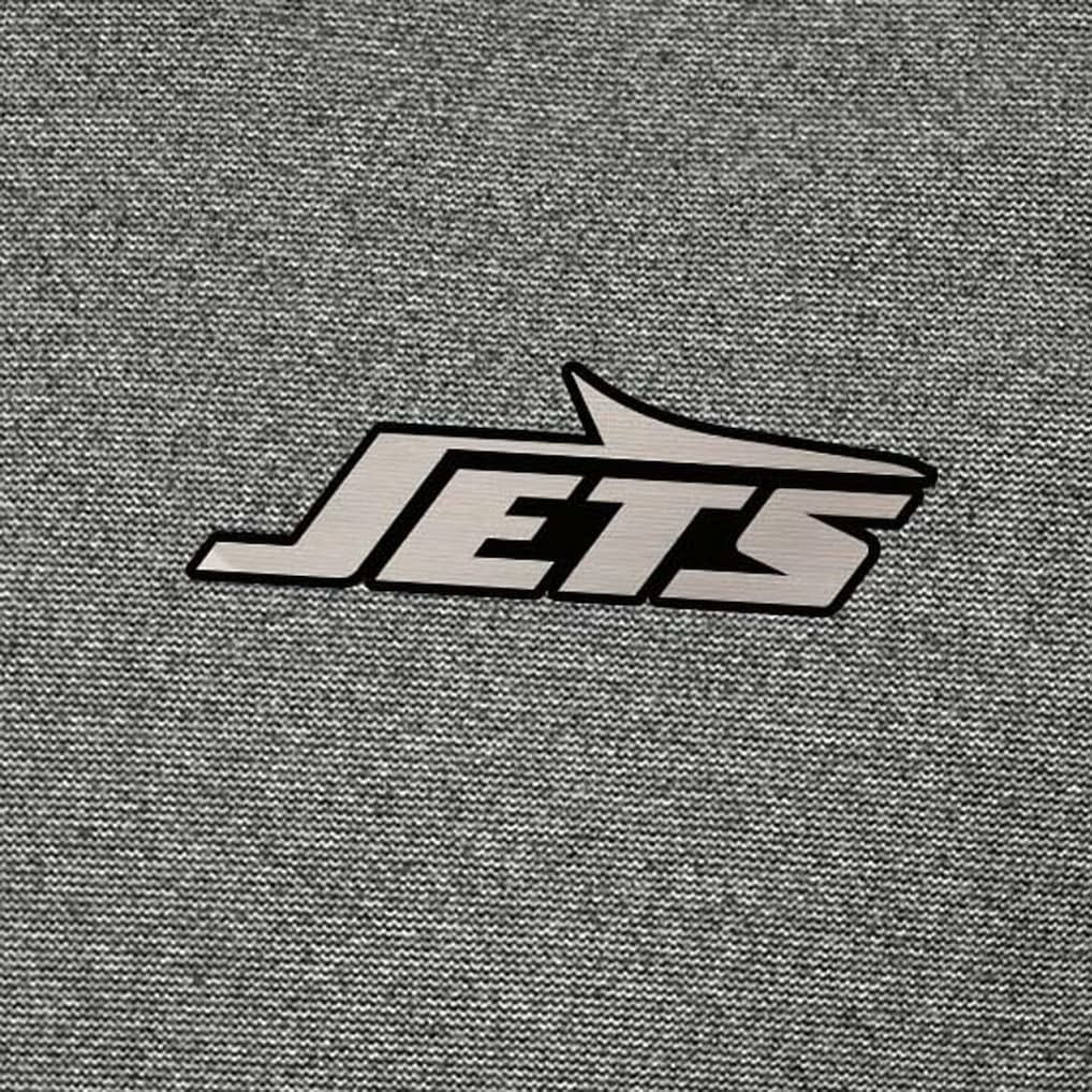 New York Jets Antigua Subtle Quarter-Zip Top - Heather Black on sale