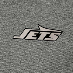 New York Jets Antigua Subtle Quarter-Zip Top - Heather Black on sale