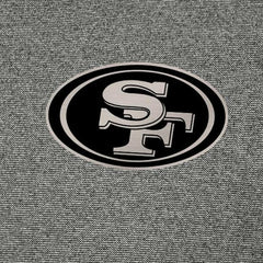 San Francisco 49ers Antigua Subtle Quarter-Zip Top - Heather Black for sale