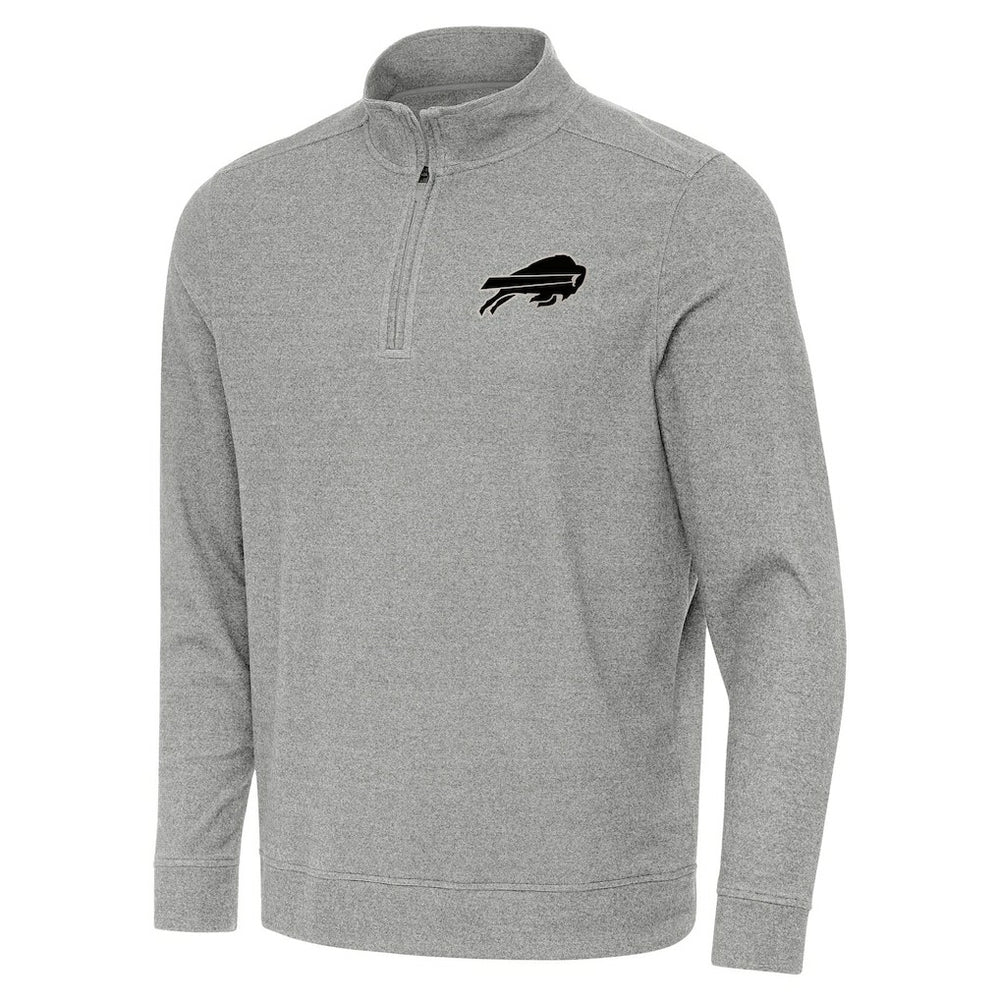 Buffalo Bills Antigua Subtle Quarter-Zip Top - Heather Gray outlet
