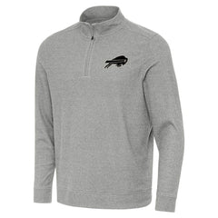 Buffalo Bills Antigua Subtle Quarter-Zip Top - Heather Gray outlet