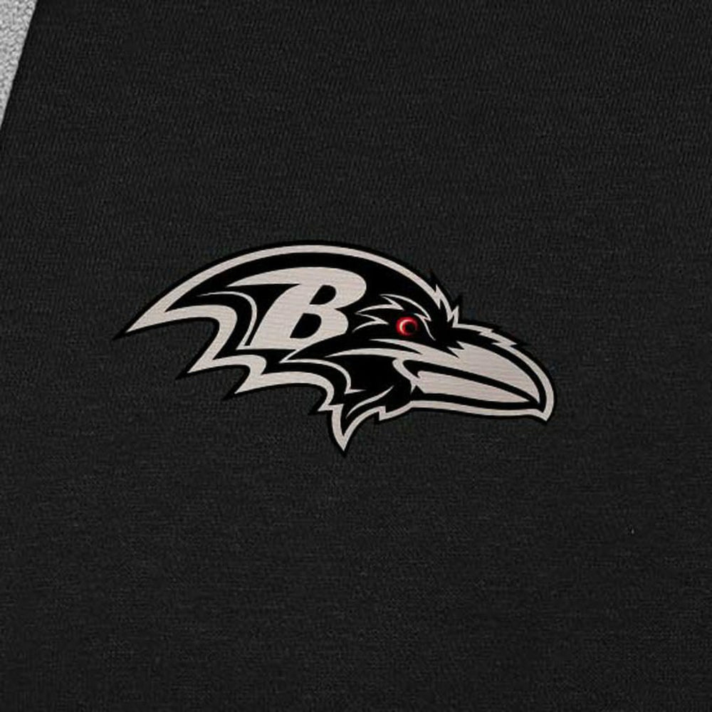 Baltimore Ravens Antigua Brushed Carbon Victory Pullover Hoodie - Black online