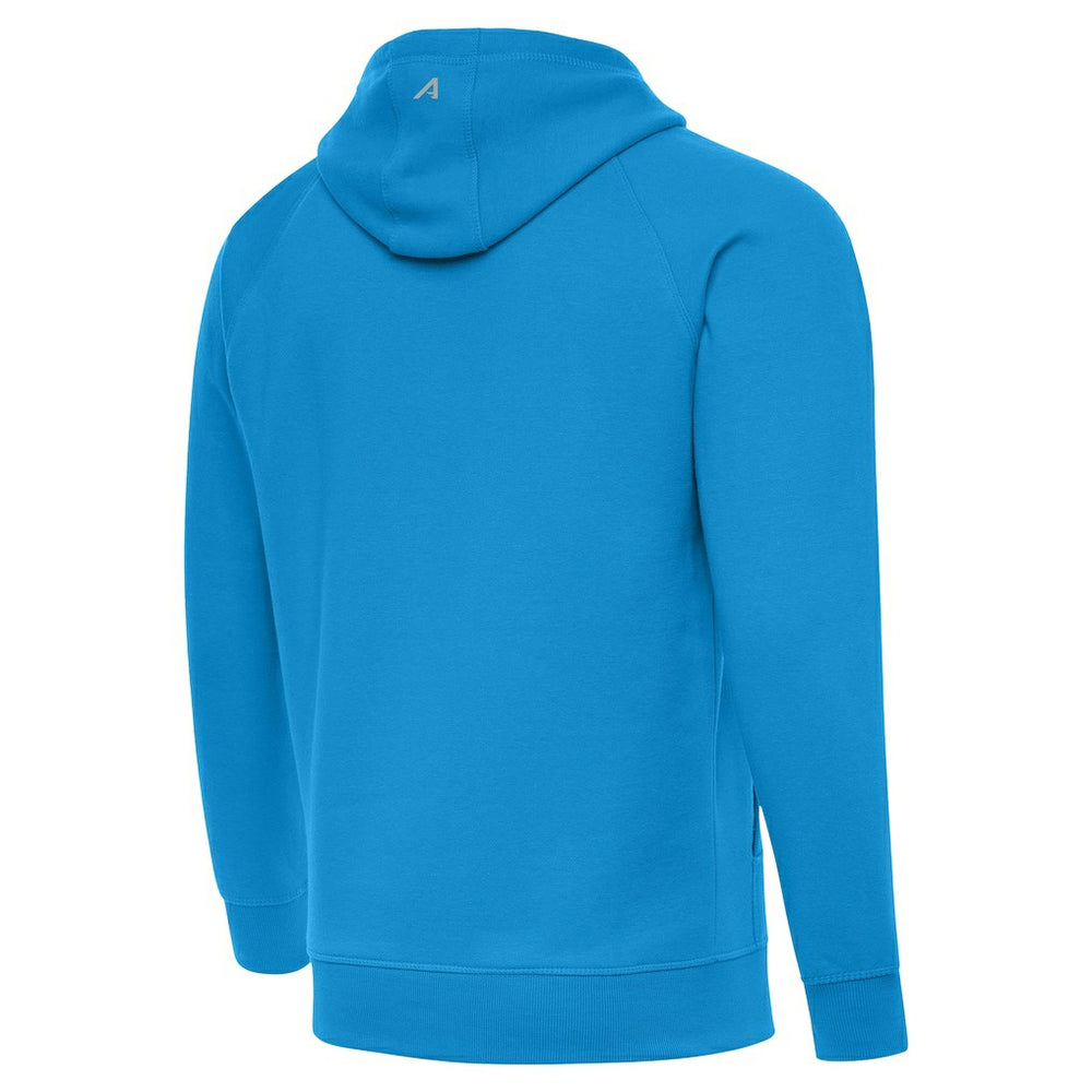 Carolina Panthers Antigua Brushed Carbon Victory Pullover Hoodie - Blue online