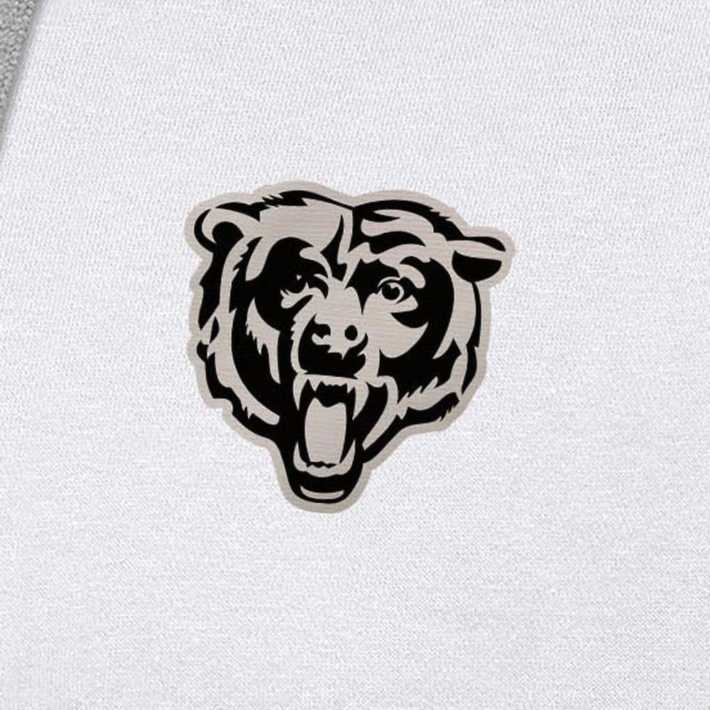 Chicago Bears Antigua Brushed Carbon Victory Pullover Hoodie - White for sale