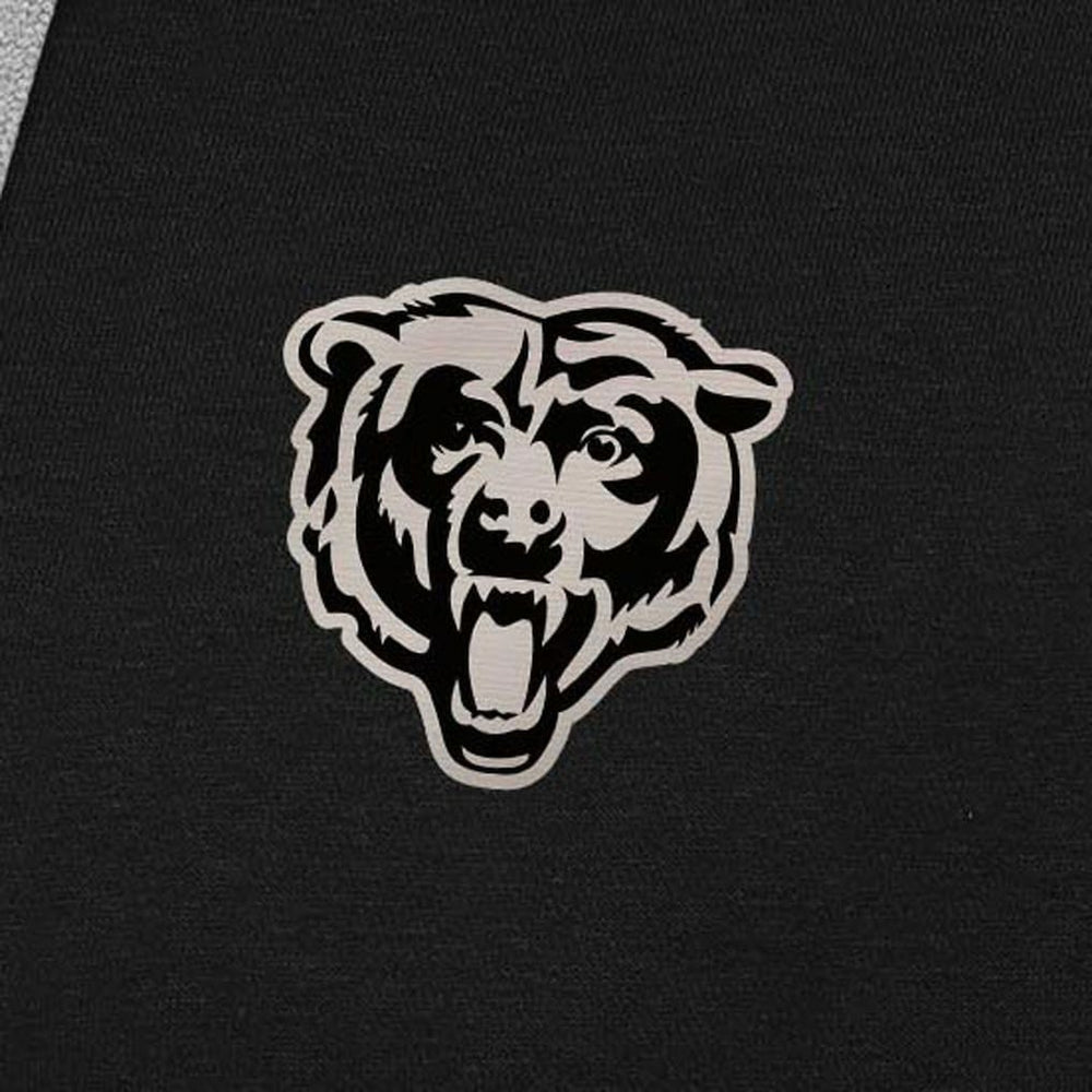 Chicago Bears Antigua Brushed Carbon Victory Pullover Hoodie - Black sale
