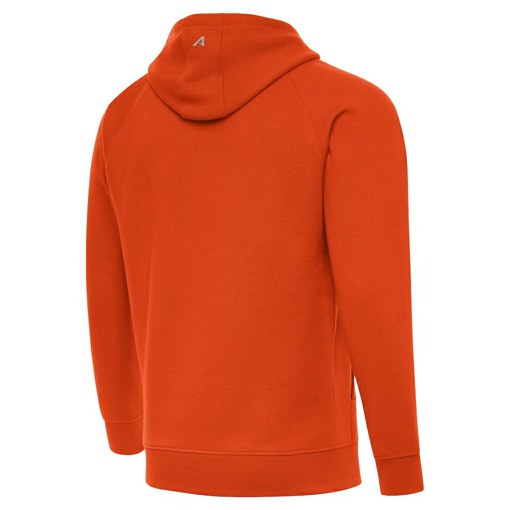 Cincinnati Bengals Antigua Brushed Carbon Victory Pullover Hoodie - Orange cheap