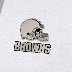 Cleveland Browns Antigua Brushed Carbon Victory Pullover Hoodie - White outlet