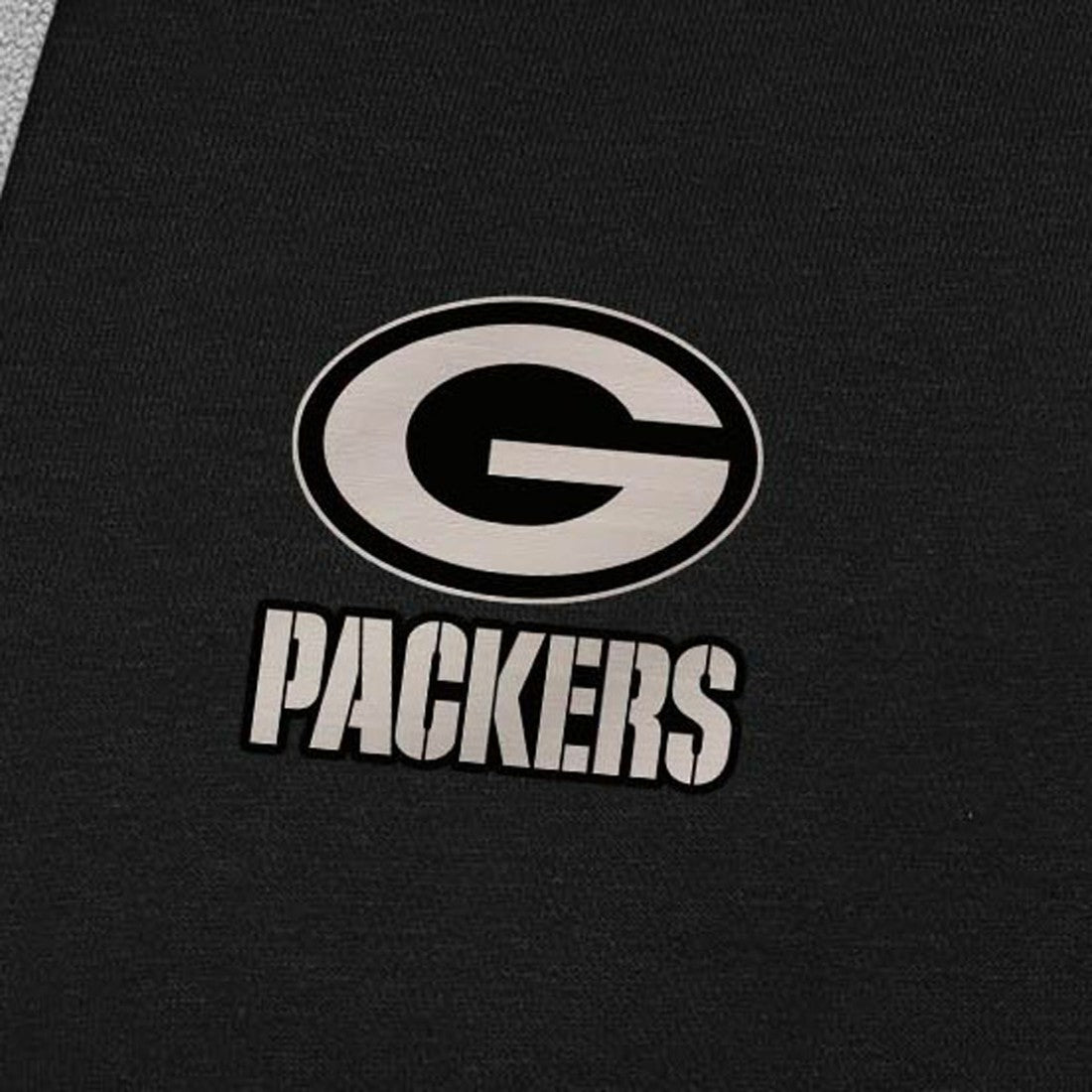Green Bay Packers Antigua Brushed Carbon Victory Pullover Hoodie - Black cheap