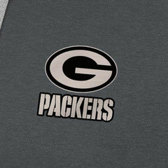 Green Bay Packers Antigua Brushed Carbon Victory Pullover Hoodie - Charcoal sale