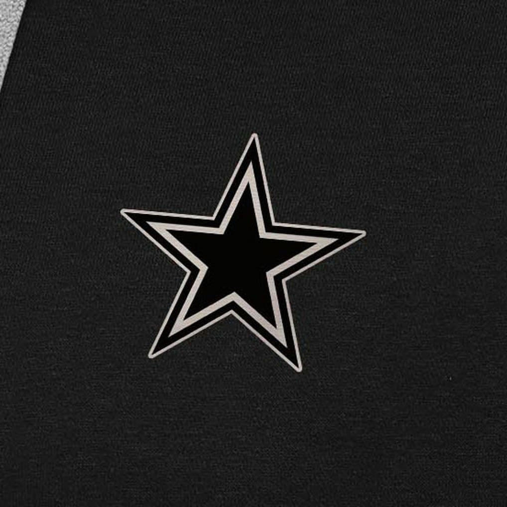 Dallas Cowboys Antigua Brushed Carbon Victory Pullover Hoodie - Black on sale
