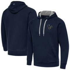 Houston Texans Antigua Brushed Carbon Victory Pullover Hoodie - Navy online