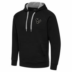 Houston Texans Antigua Brushed Carbon Victory Pullover Hoodie - Black outlet