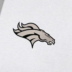 Denver Broncos Antigua Brushed Carbon Victory Pullover Hoodie - White online