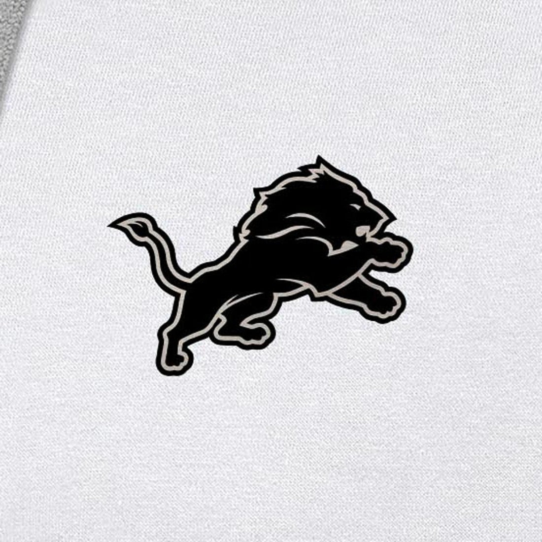 Detroit Lions Antigua Brushed Carbon Victory Pullover Hoodie - White sale