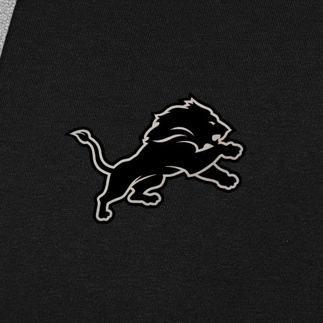 Detroit Lions Antigua Brushed Carbon Victory Pullover Hoodie - Black outlet