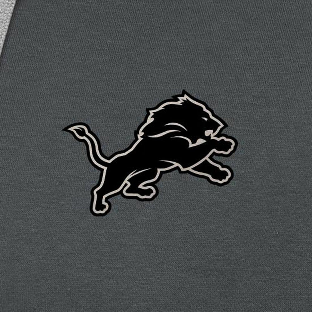 Detroit Lions Antigua Brushed Carbon Victory Pullover Hoodie - Charcoal for sale