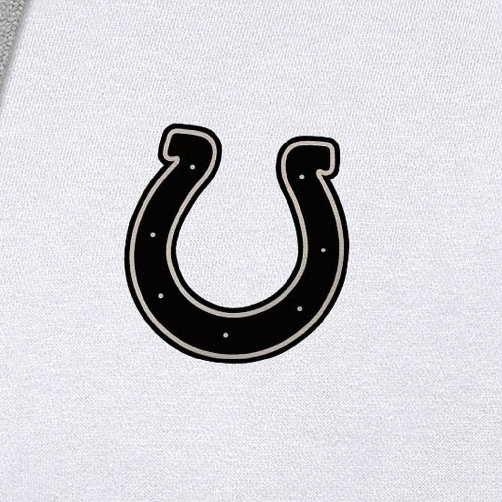 Indianapolis Colts Antigua Brushed Carbon Victory Pullover Hoodie - White outlet