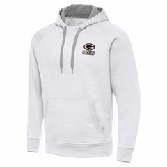 Green Bay Packers Antigua Brushed Carbon Victory Pullover Hoodie - White online