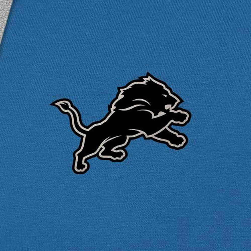Detroit Lions Antigua Brushed Carbon Victory Pullover Hoodie - Blue cheap