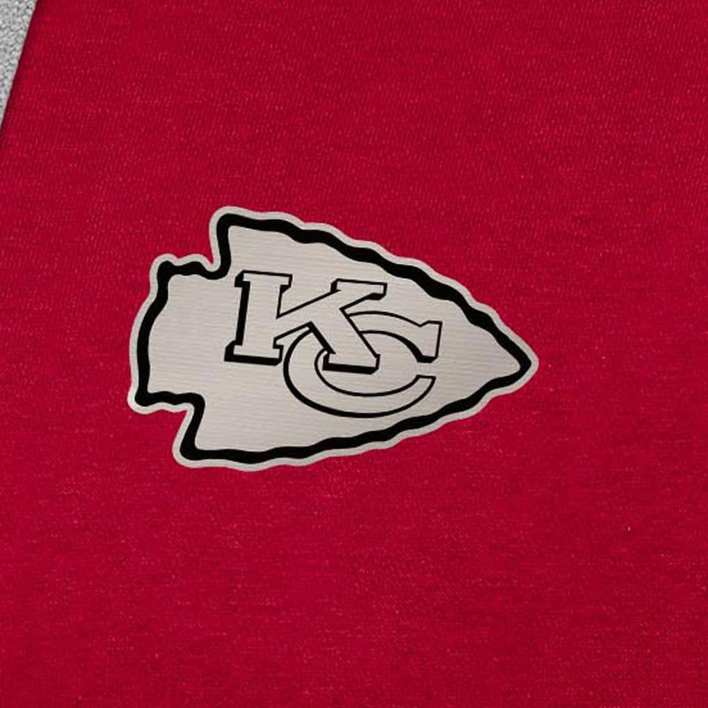 Kansas City Chiefs Antigua Brushed Carbon Victory Pullover Hoodie - Red cheap