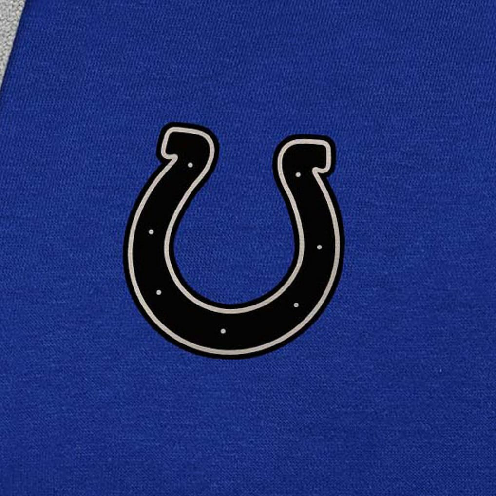 Indianapolis Colts Antigua Brushed Carbon Victory Pullover Hoodie - Royal on sale