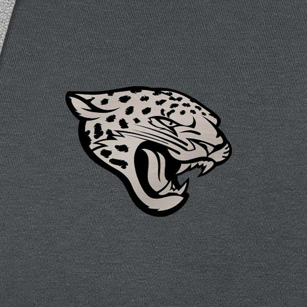 Jacksonville Jaguars Antigua Brushed Carbon Victory Pullover Hoodie - Charcoal sale