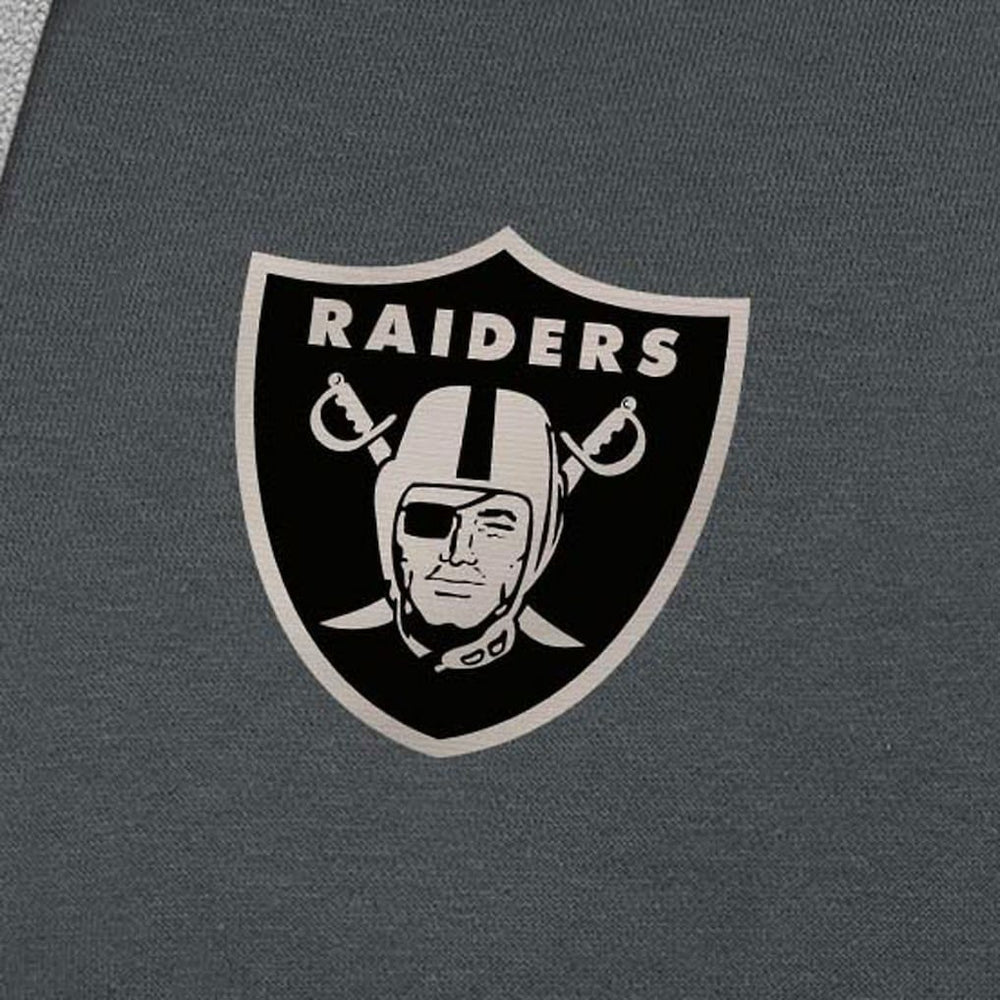 Las Vegas Raiders Antigua Brushed Carbon Victory Pullover Hoodie - Charcoal discount
