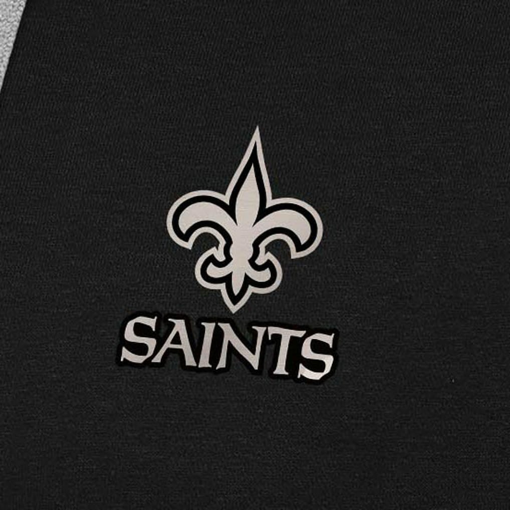 New Orleans Saints Antigua Brushed Carbon Victory Pullover Hoodie - Black for sale