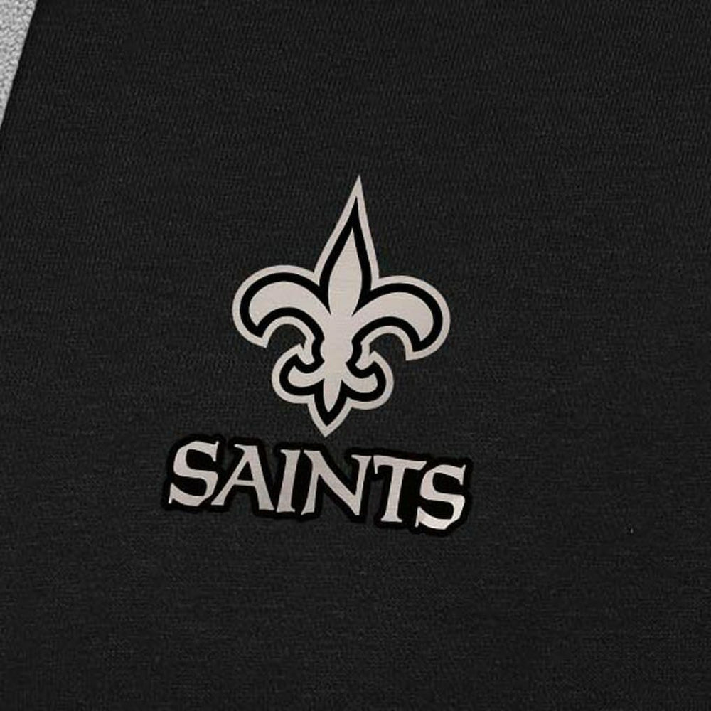 New Orleans Saints Antigua Brushed Carbon Victory Pullover Hoodie - Black for sale