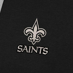 New Orleans Saints Antigua Brushed Carbon Victory Pullover Hoodie - Black for sale