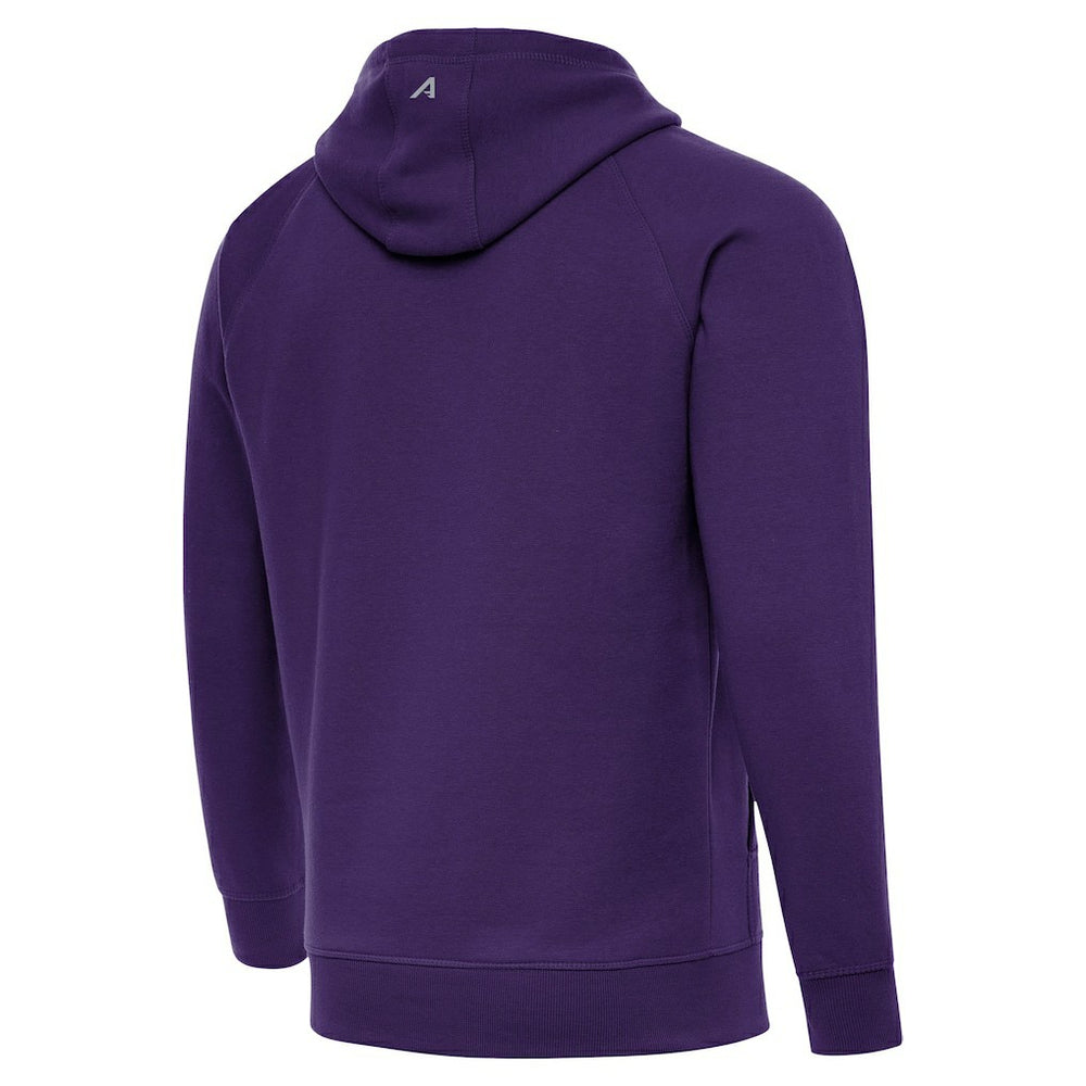 Minnesota Vikings Antigua Brushed Carbon Victory Pullover Hoodie - Purple online