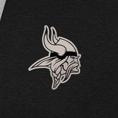 Minnesota Vikings Antigua Brushed Carbon Victory Pullover Hoodie - Black on sale