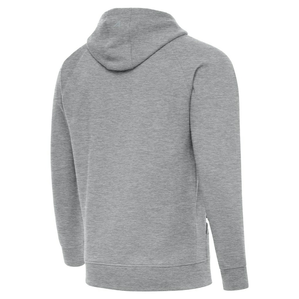 New York Jets Antigua Brushed Carbon Victory Pullover Hoodie - Heather Gray on sale