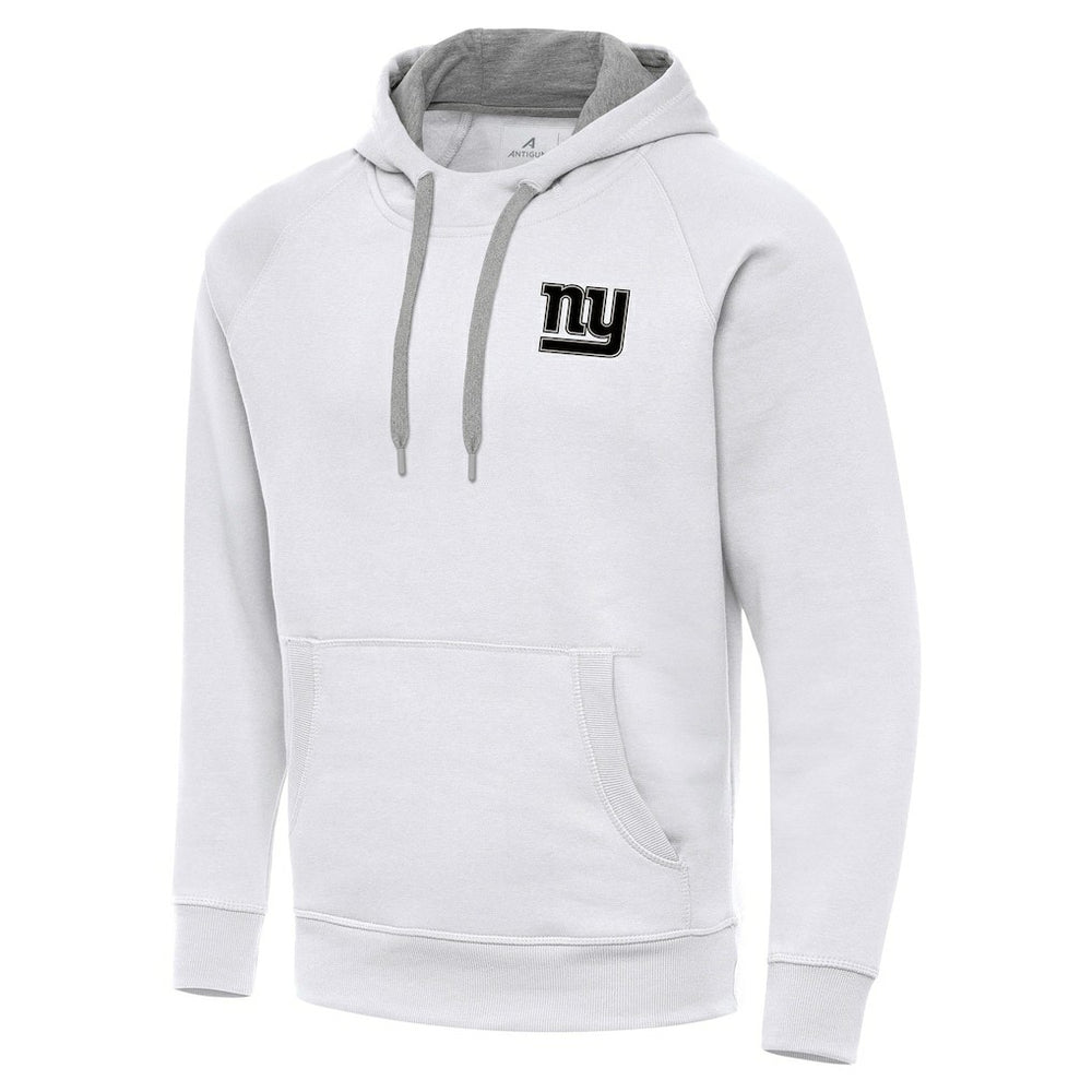New York Giants Antigua Brushed Carbon Victory Pullover Hoodie - White outlet