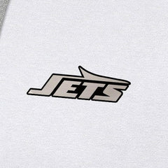 New York Jets Antigua Brushed Carbon Victory Pullover Hoodie - White on sale