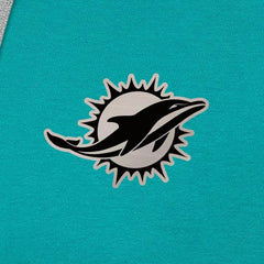 Miami Dolphins Antigua Brushed Carbon Victory Pullover Hoodie - Aqua online