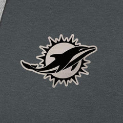 Miami Dolphins Antigua Brushed Carbon Victory Pullover Hoodie - Charcoal sale