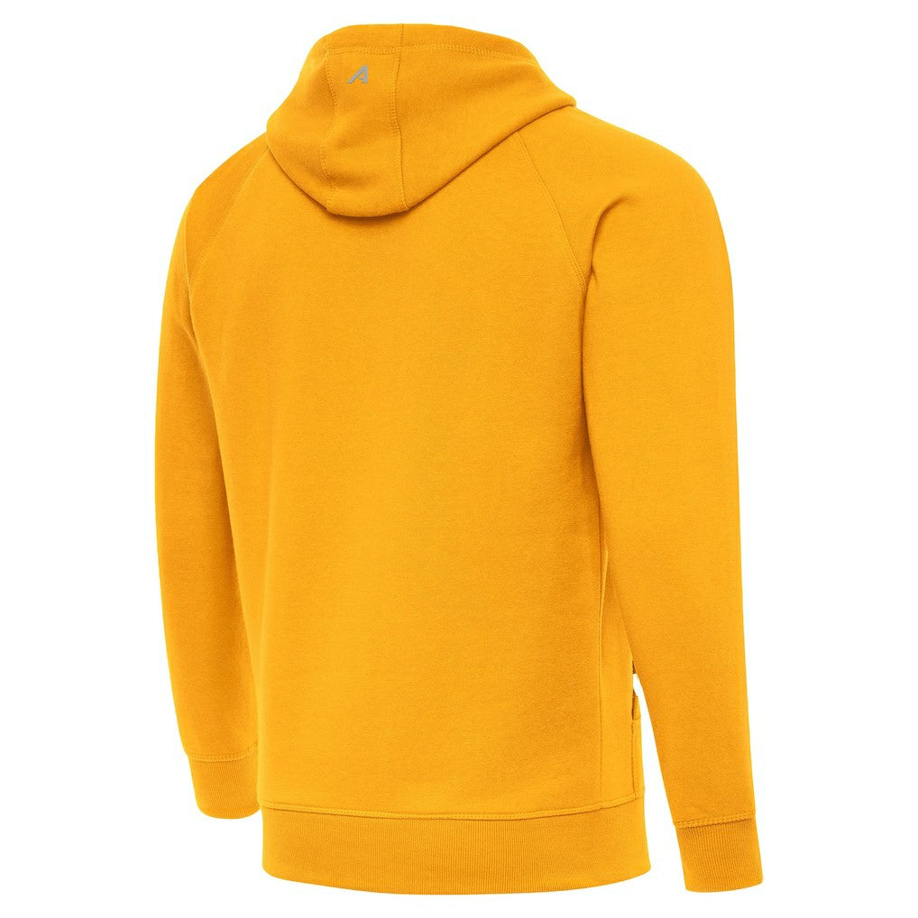 Pittsburgh Steelers Antigua Brushed Carbon Victory Pullover Hoodie - Gold online